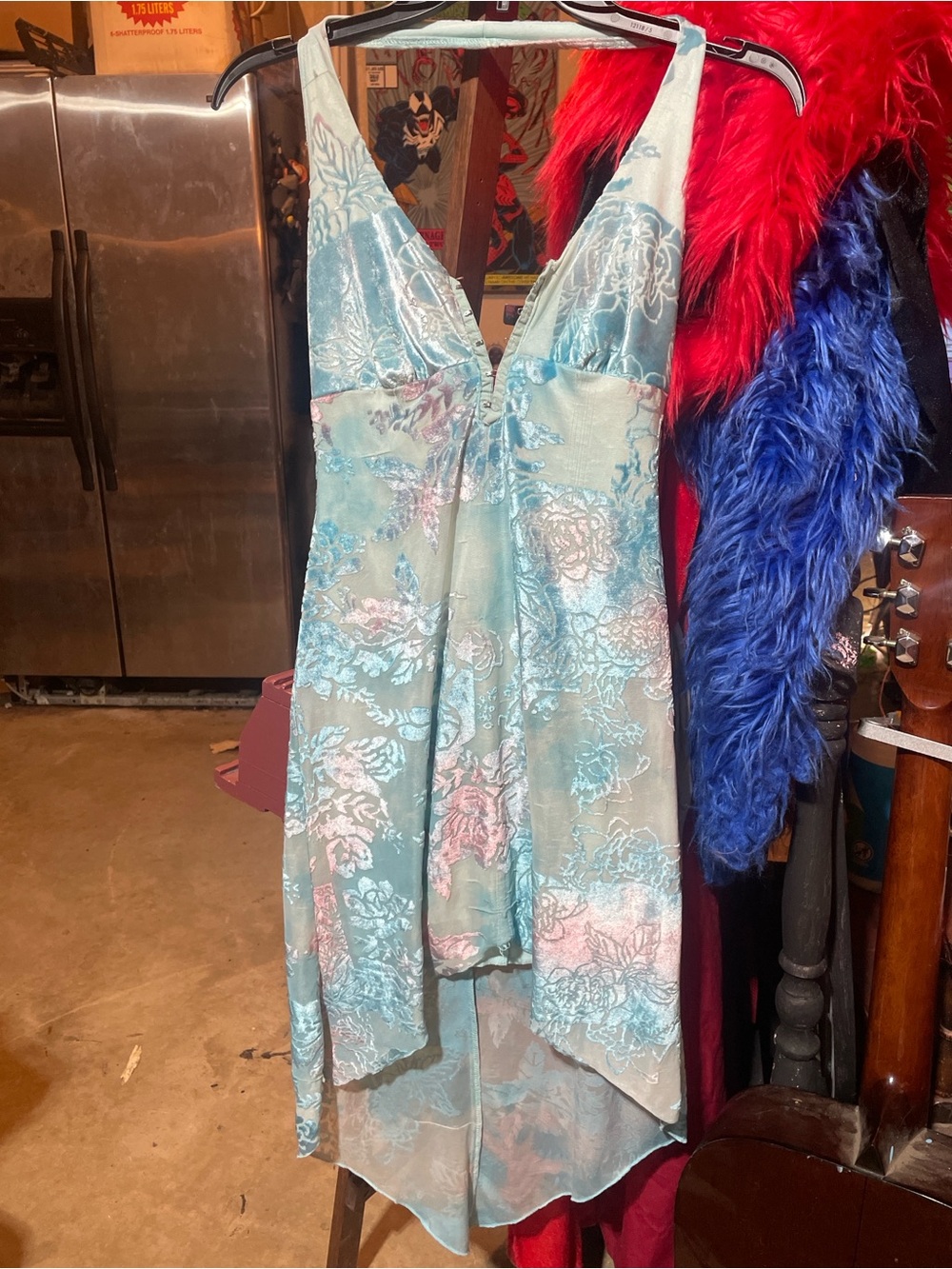 Windsor Y2K Velvet Pattern Dress